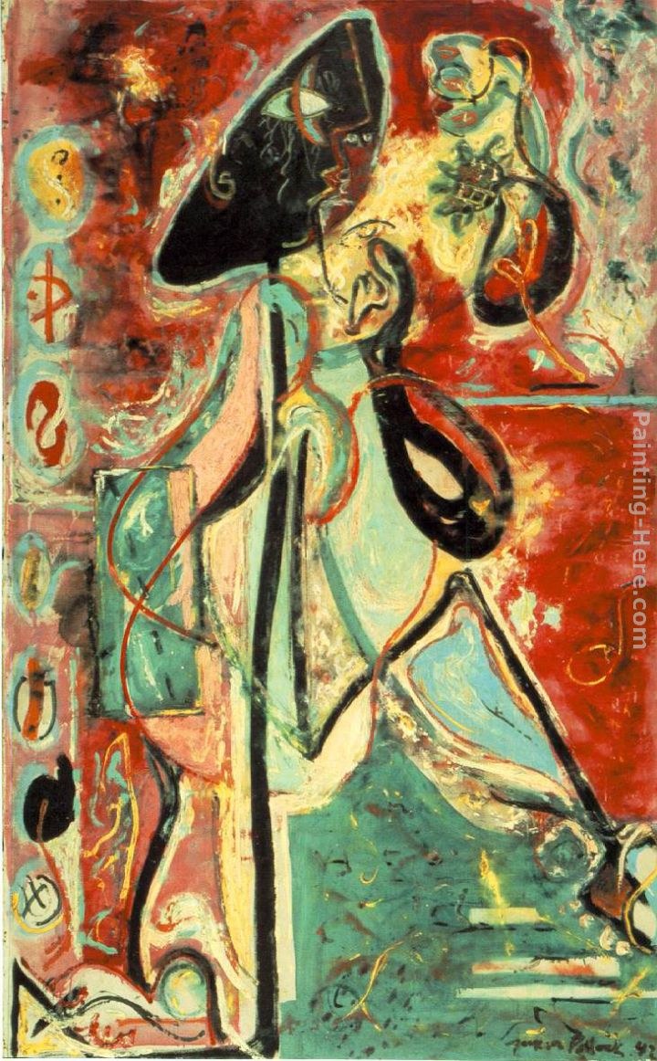 Jackson Pollock The Moon Woman